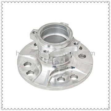 Custom made aluminum motorcycle wheel hub